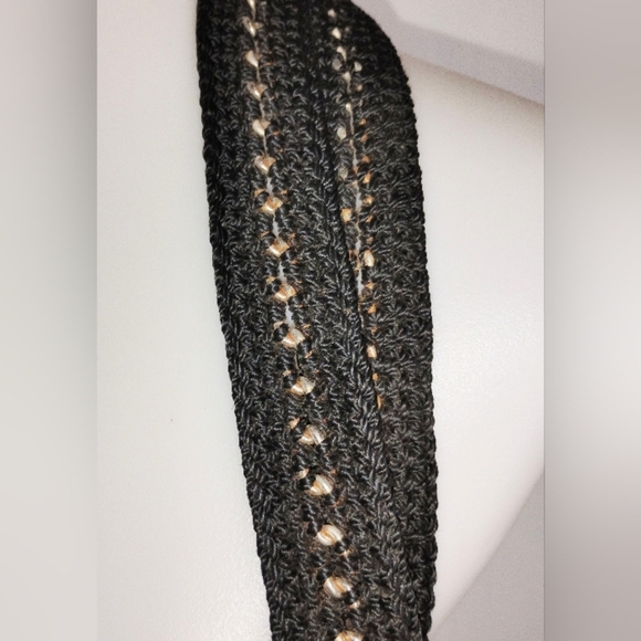 VINTAGE HAND CROCHETED POP TOP TOTE - Picture 4 of 11